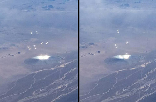 世界中が騒然 エリア51付近で撮影された 巨大ufo母艦 画像 まいじつ