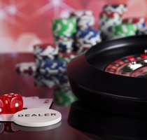 Roulette gambling in a casino